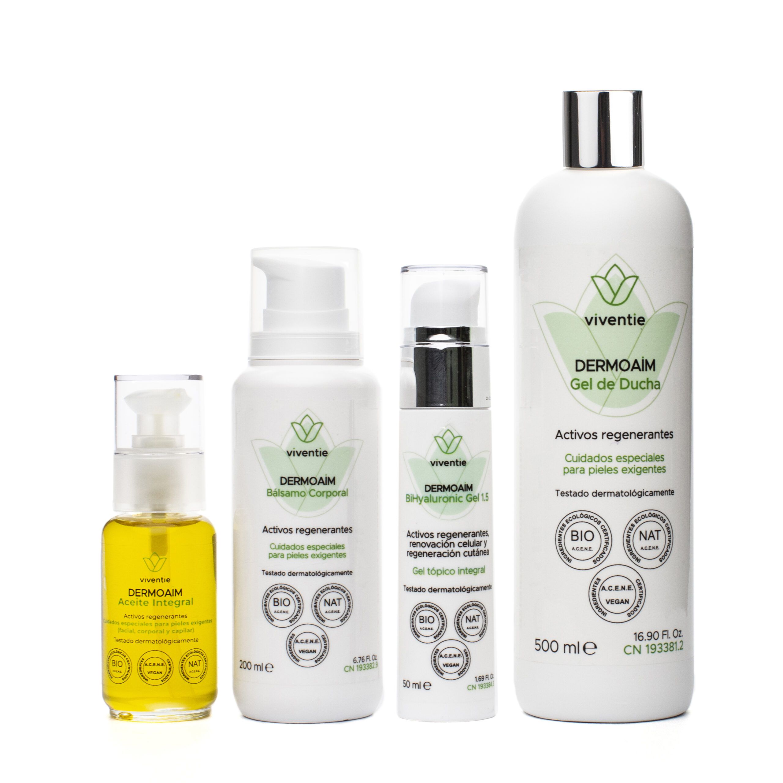 Comprar Viventie Pack Aceite Integral + Bálsamo Corporal + BiHyaluronic Gel 1.5 + Gel de Ducha